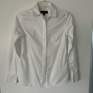 Banana Republic fitted white blouse, size 0